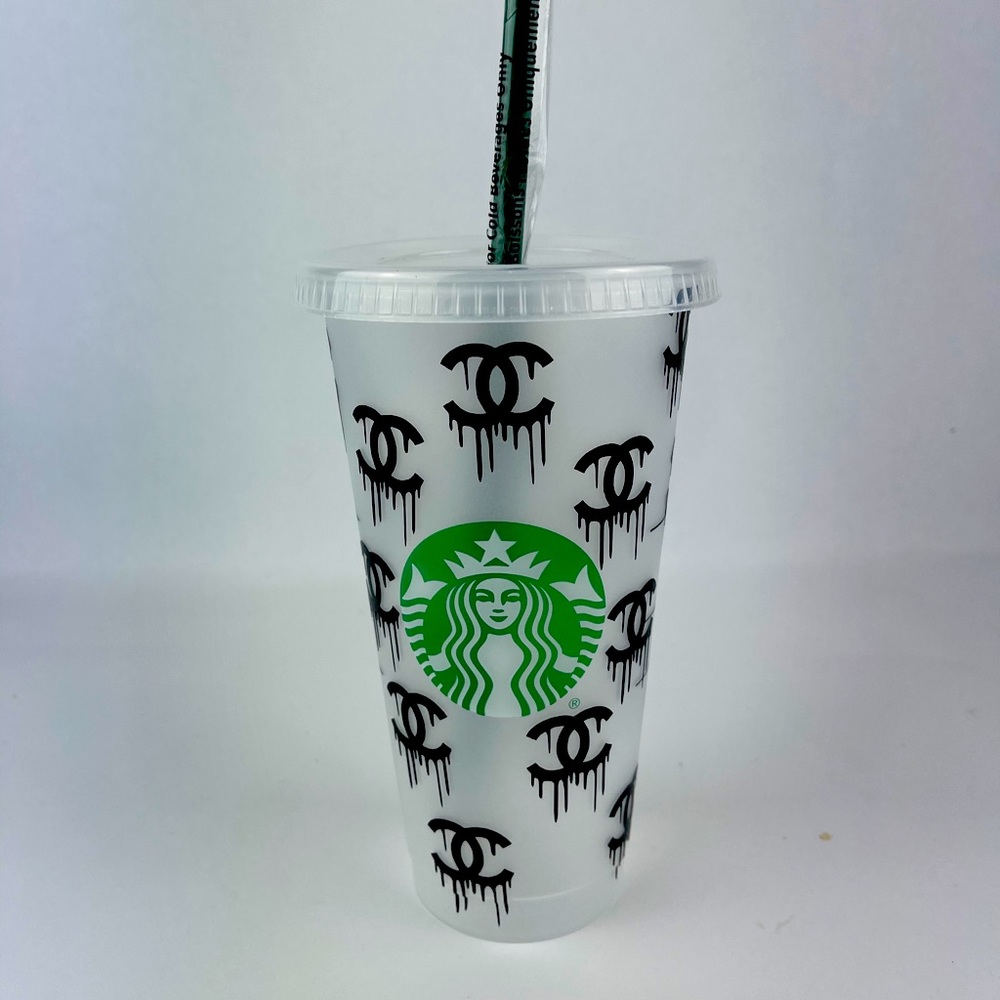 Custom made Starbucks 24oz cold drink Tumbler